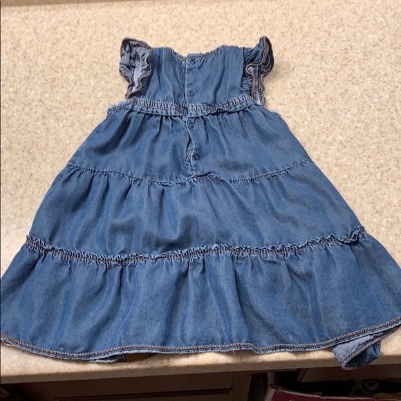 Mayoral Baby Dress 24 mos Denim - Picture 2 of 5